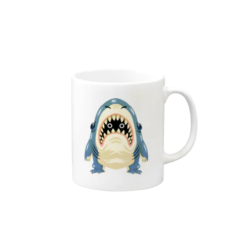 サメ怪人 Mug
