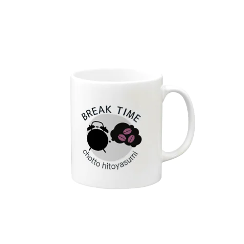BREAK - 時間 - TIME マグカップ