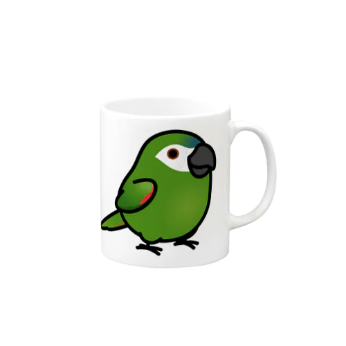 Chubby Bird コミドリコンゴウインコ Mug