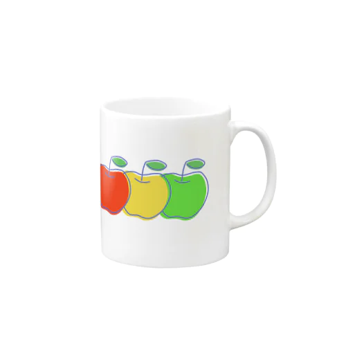 りんご三兄弟 Mug