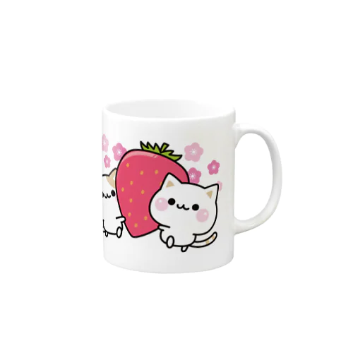 気づかいのできるネコ　いちごver. Mug