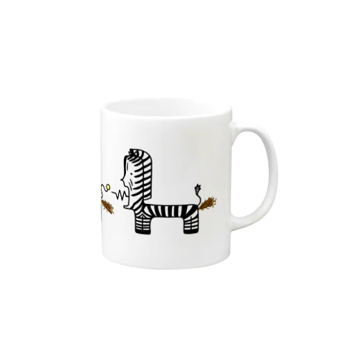 だっぷんフレンズ　きりんさん　ぞうさん　しまうまさん Mug