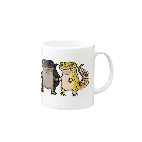 手繋ぎヒョウモントカゲモドキ Mug