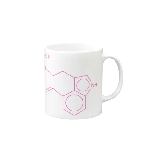 LSDの分子構造 Mug