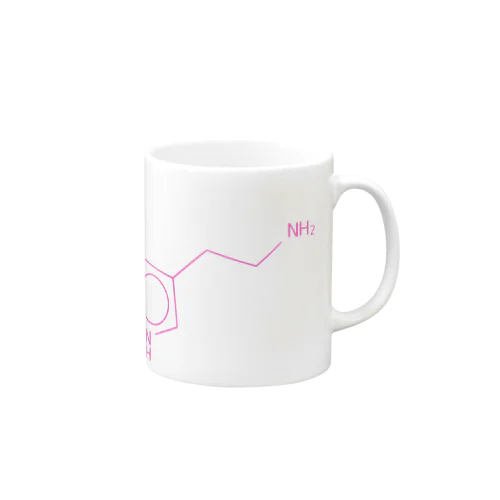 セロトニンの分子構造 Mug