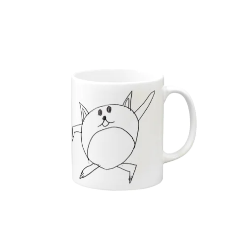 ダンシングにゃんこ Mug