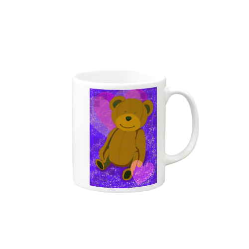 テディベア　パープル Mug