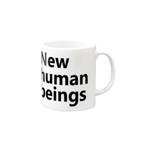 新人類　新しき人間　New human beings マグカップ