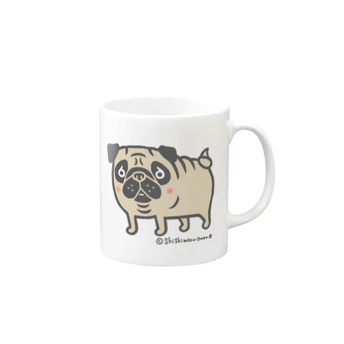 パグちゃん(ヤング)マグカップ Mug