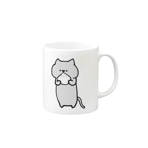 ふゆのねこさん【肉まん】 Mug