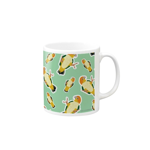 シロハラインコさんのマグカップ Mug