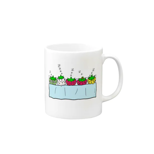 いちごのチーゴくん　みんなでお昼寝 Mug