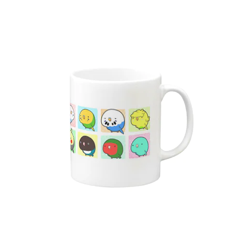 ゆるゆるインコデザイン Mug