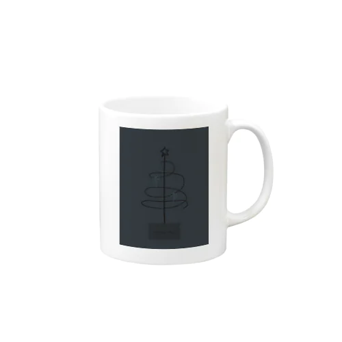 gray blue green Tree Mug