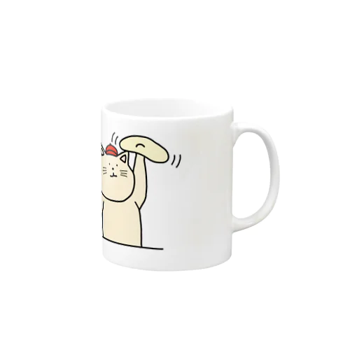 ピザ屋さんねこ Mug