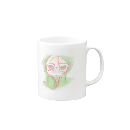 hiding girl Mug