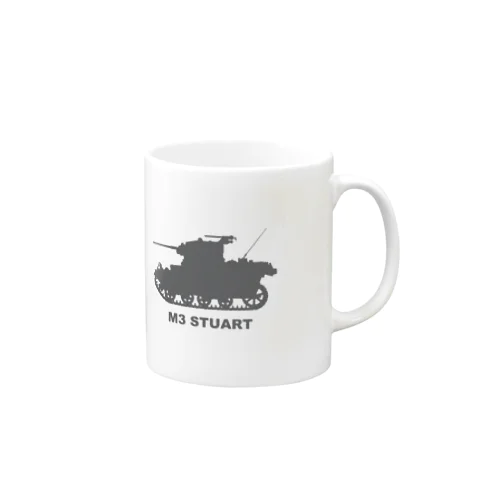 M3軽戦車スチュアート（グレー） Mug