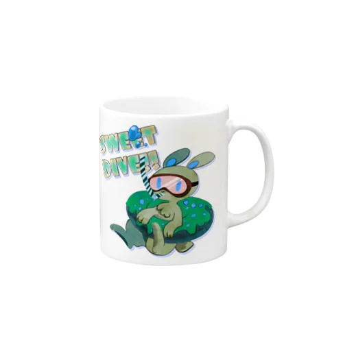 SWEET DIVE!! Green Mug