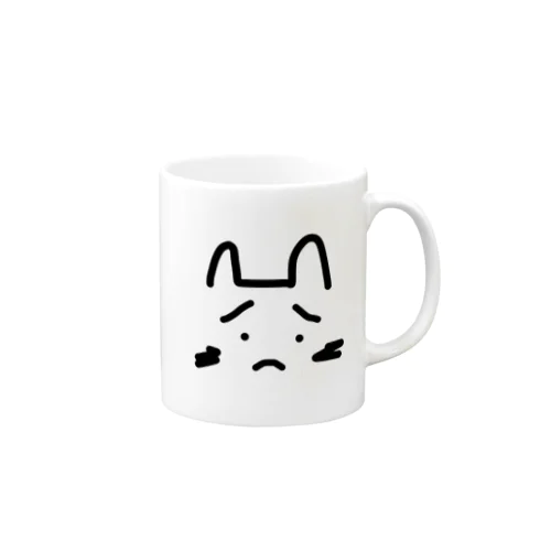 猫のゴータロー（困り顔） マグカップ