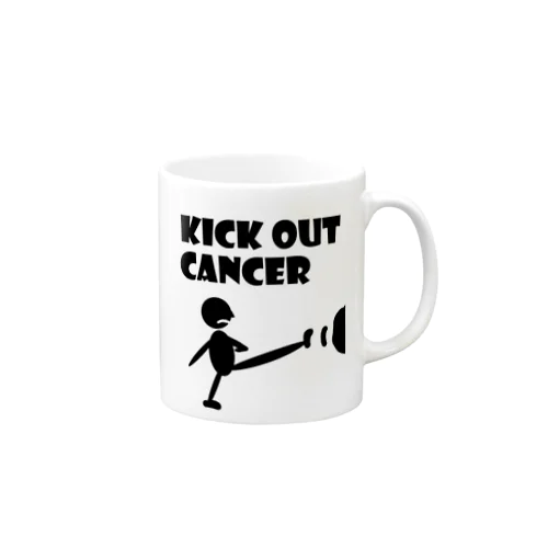 Kick out cancer! Mug