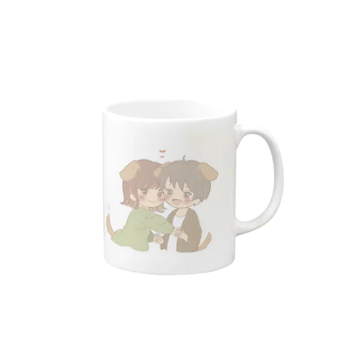 わんわんカップル Mug