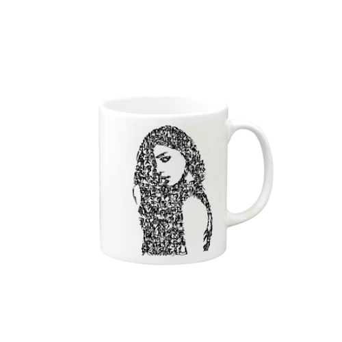 woman's face#1 Mug