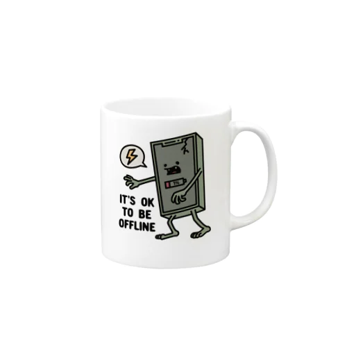 It's Ok To Be Offline Mug