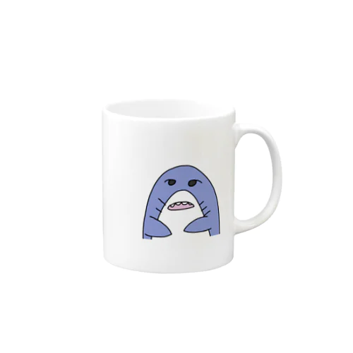 目が死んだサメ Mug