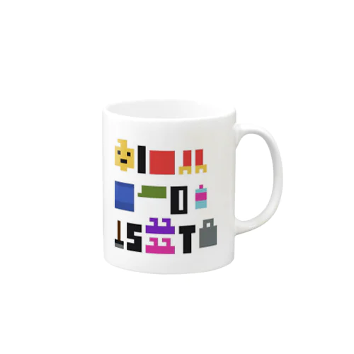 IOSTブロックマグカップ(#01) Mug