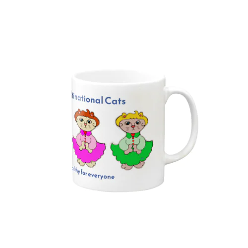 健康招き猫 Mug