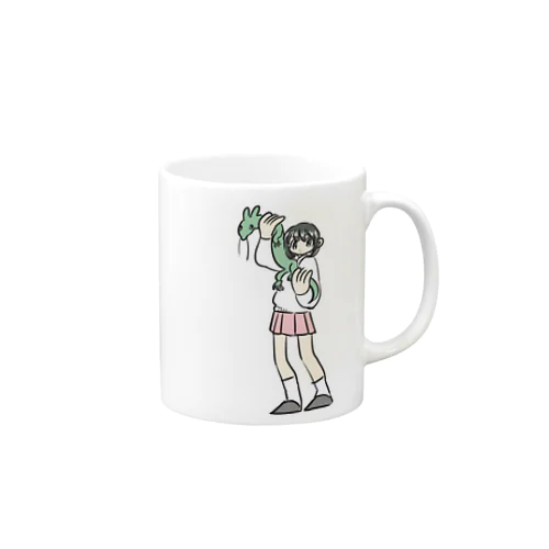 龍キャッチ Mug