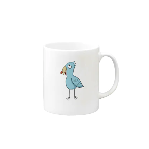 魚くわえたトリトッリ Mug