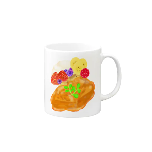 ベリーとクリームとフレンチトースト Mug