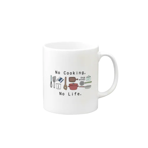 No Cooking,No Life. Mug