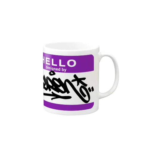 HELLO designed by KERON マグカップ