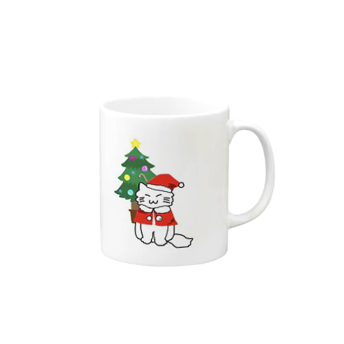 ねこのもふさん クリスマスVer. Mug