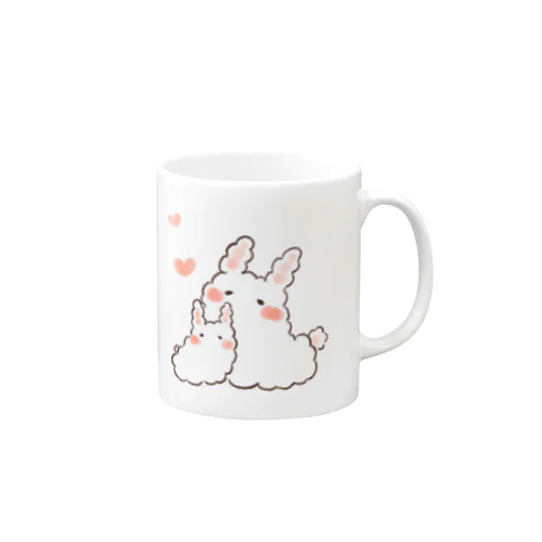 うさうし親子(うさぎのウミウシ) Mug