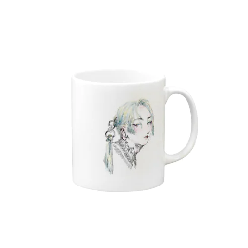 少女少年 カラー Mug