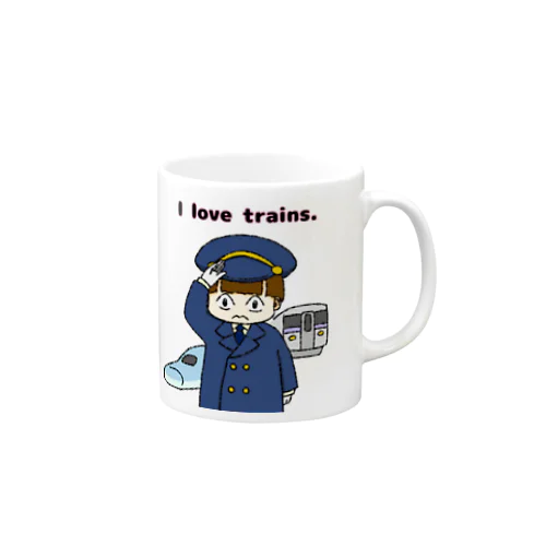 のりもの大好きボーイ Mug