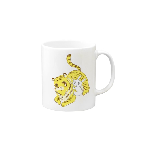 トラちゃんとうさぎちゃん Mug