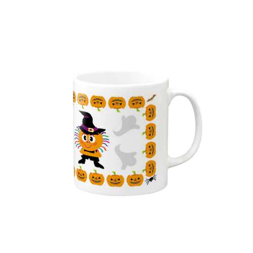 ハロウィーンの仮装パーティーのクレコちゃん Mug