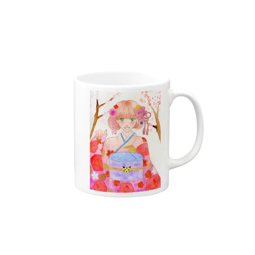 ふりそで Mug