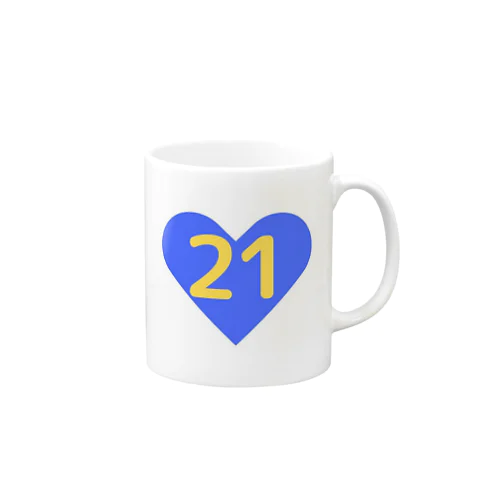 21 Heart  Mug