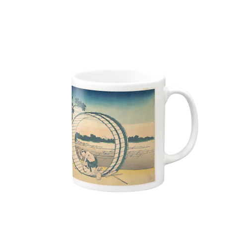 富獄三十六景・尾州不二見原 Mug