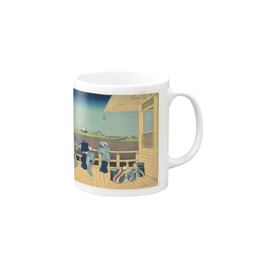 富獄三十六景・五百らかん寺さゞゐどう Mug