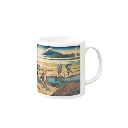 富獄三十六景・相州仲原 Mug