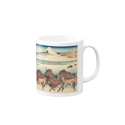 富獄三十六景・駿州大野新田 Mug