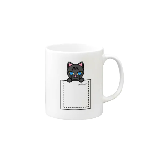 ねこ　pokenyan サバにゃん Mug