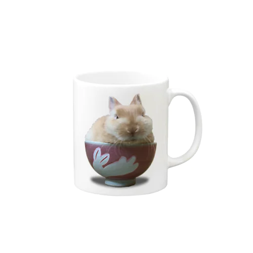 お茶碗うさぎ-うさぎのうみ Mug