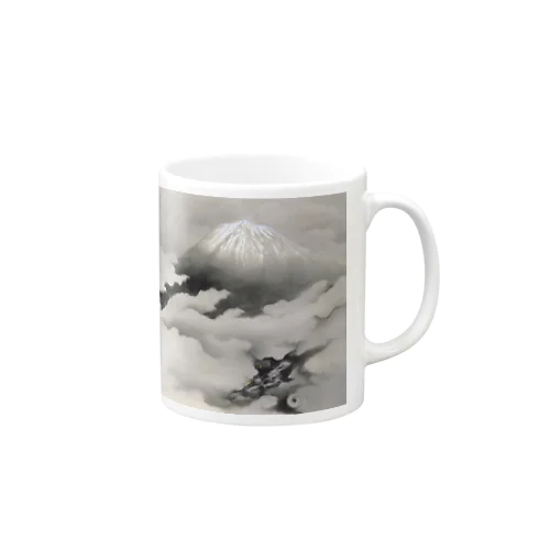 横山大観《龍躍る》 Mug